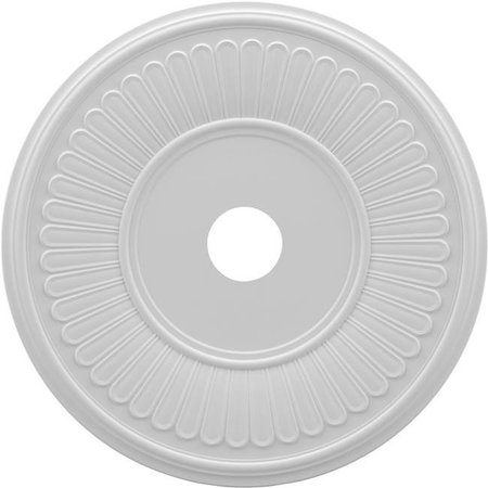 DWELLINGDESIGNS 22 x 3.5 x 1 in. Berkshire Thermoformed PVC Ceiling Medallion - 10.125 in. DW290605